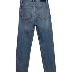 Re/Done 70s Stove Pipe Jeans Size 27 (fits like 25) Light Stone Raw Hem Straight